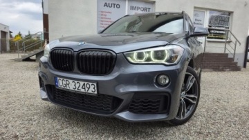 BMW X1 F48 Crossover xDrive25i 231KM 2017 BMW X1 2,0 benzyna 231 KM X-drive automat M-pakiet 2.0 Benzyna 231KM
