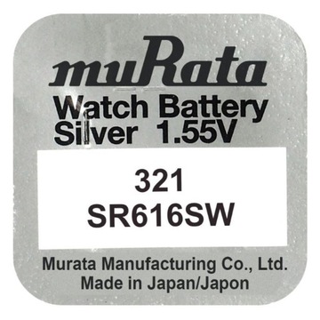 BATERIA 321/616 MURATA PASTYLKOWA