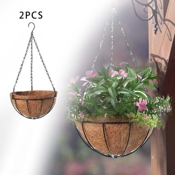 Подвесные цветочные горшки, вешалки для растений, корзины, стены и потолки в деревенском стиле.