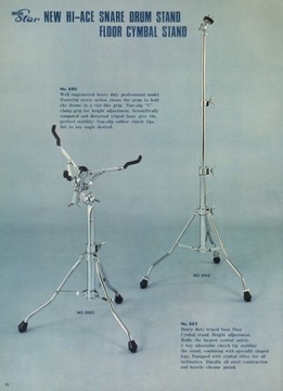 STATYW PROSTY POD TALERZ PERKUSYJNY TAMA IMPERIALSTAR HI-ACE 882