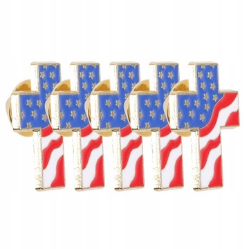 Przypinka do swetra z broszką na piersi US Flags