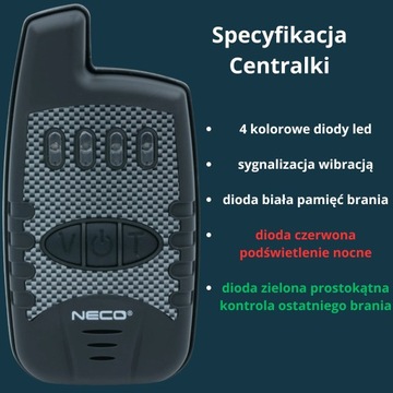 Zestaw Sygnalizatorów Brań z Centralką NECO Night Sensor 2+1 92002