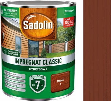 SADOLIN CLASSIC IMPREGNAT 0,75L MAHOŃ