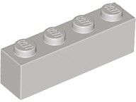 LEGO 3010 Jasnoszara (old) belka 1x4 1szt