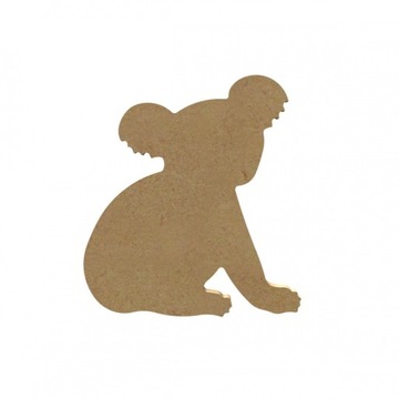 DEKORACJA DREWNIANA FIGURKA MDF - KOALA 14cm