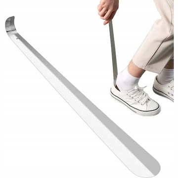 ŁYŻKA DO BUTÓW OBUWIA METALOWA HACZYK DŁUGA 80 cm