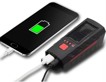 ВЕЛОСИПЕДНАЯ АККУМУЛЯТОРНАЯ ФАРА ПЕРЕДНЯЯ + ЗАДНЯЯ USB СВЕТОДИОДНЫЙ ЗВОНОК 4в1 МОЩНЫЙ + СОЛНЕЧНАЯ