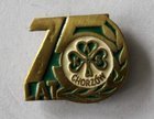 Odznaka 75 lat AKS Chorzów (PRL, lakier)