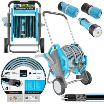 КОМПЛЕКТ САДОВЫХ ШЛАНГОВ CELLFAST 30М 1/2