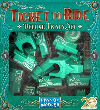 Ticket to Ride: 20th Anniversary Deluxe train Green