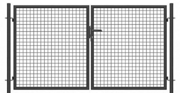 BRAMA ogrodzeniowa SX ECO - ogrodowa - 3,00 x 1,50 m - kolor ANTRACYT