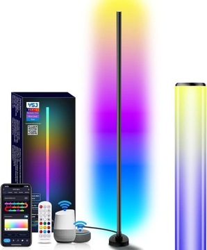 Voneta Lampa stojąca LED, Smart RGB + IC, lampa stojąca LED,