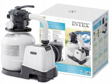 ПЕСОЧНЫЙ НАСОС 7900 л/ч ПЕСОК 25 КГ INTEX 26646