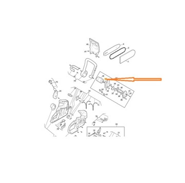 ВАЛ ЗВЕЗДОЧКИ ALPINA AC 24 C 24 Li STIGA SC 24 ORY