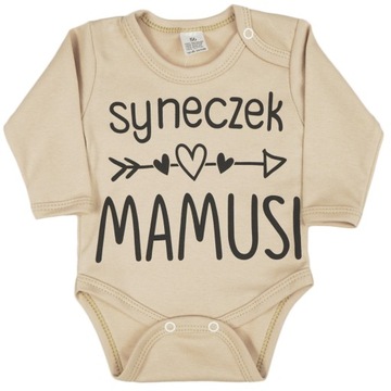 BODY r.56 beżowy wzór 400 SYNECZEK MAMUSI