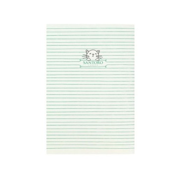 Маленький блокнот Feline Fine (зеленый)