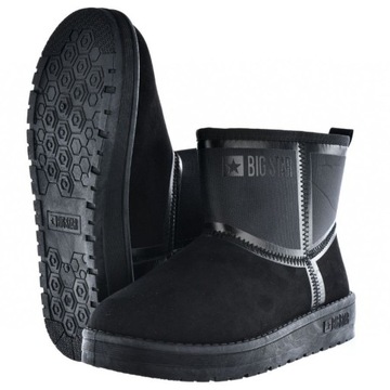 BUTY DAMSKIE ZIMOWE BIG STAR ŚNIEGOWCE OCIEPLANE
