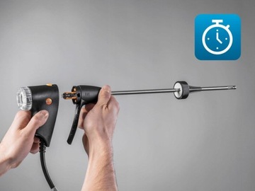 Анализатор выхлопных газов TESTO 300 с принтером CO O2 + TESTO 510i