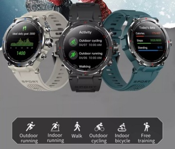 Спортивные смарт-часы SAYBERG AMOLED экран GPS EN