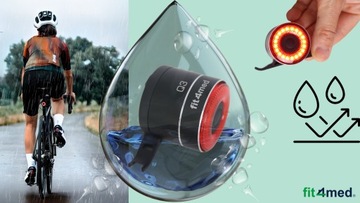 ЗАДНИЙ ВЕЛОСИПЕДНЫЙ ФОНАРЬ USB-АККУМУЛЯТОР ДАТЧИК ДВИЖЕНИЯ Стоп-сигнал