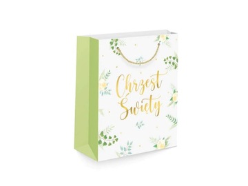 Torba ozdobna Chrzest Święty 26 x 32 x 12 cm 1szt prezentowa