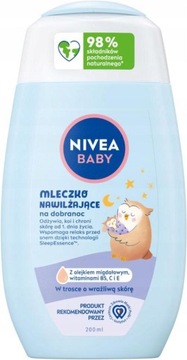 NIVEA Baby Mleczko nawilżające do ciała na dobranoc 200ml dla dzieci
