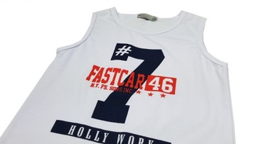 ТОП-блузка FASTCAR размер 12 - 134 см БЕЛАЯ