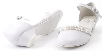 AMERICAN KOM 44 BUTY KOMUNIJNE DZIEWCZĘCE BIAŁE 38