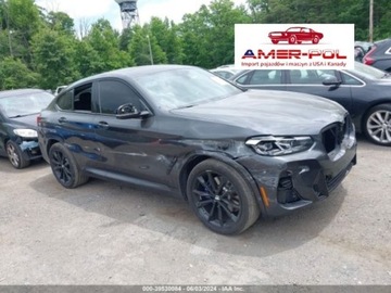 BMW X4 G02 2024 BMW X4 m40i, 2024r., 4x4, 3.0L 3.0 Benzyna 382KM