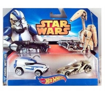 Star Wars Samochodziki Dwupak CGX07 / CGX02