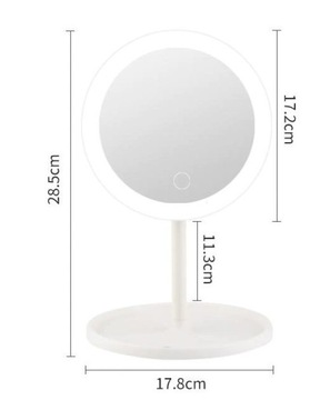 КОСМЕТИЧЕСКОЕ ЗЕРКАЛО С ПОДСВЕТКОЙ ДЛЯ МАКИЯЖА