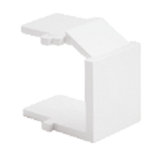 SIMON 10 Zaślepka gniazda pojedynczego RJ biała