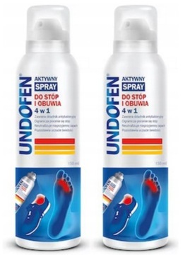 2x UNDOFEN Spray do Stóp i Obuwia 150 ml 4w1 do Butów