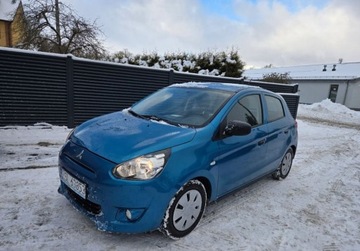 Mitsubishi Space Star Hatchback 5d 1.0 71KM 2015 Mitsubishi Space Star Swiezo sprowadzony Ubezpieczony Zarejestrowany Nowe, zdjęcie 2