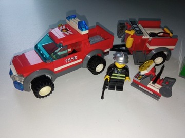 lego city 7942 i 60000 - ekipa ratunkowa i strażak OPIS!!!