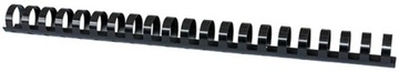 Grzbiety do bindowania czarne 19mm - 10 szt