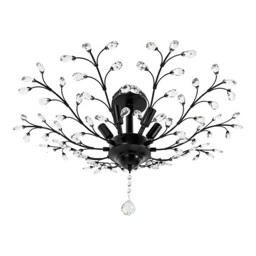 Lampa sufitowa w stylu vintage z 5 kwiaty gałęzie