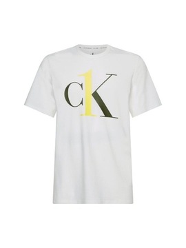 CALVIN KLEIN KOSZULKA T-SHIRT MĘSKI WHITE r. S