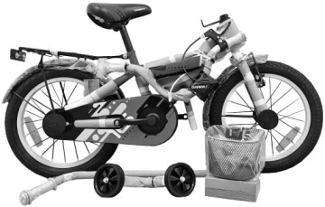 ДЕТСКИЙ ВЕЛОСИПЕД 16 ДЮЙМОВ ВЕЛОСИПЕД ДЛЯ МАЛЬЧИКОВ КОРЗИНА И НАПРАВЛЯЮЩАЯ + БЕСПЛАТНО