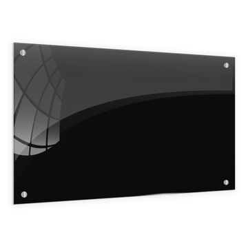 Panel szklany + lakier czarny na wymiar 6 mm ESG