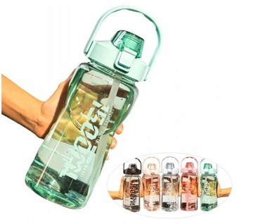 Butelka ze słomką na wodę, bidon sportowy 1500ML