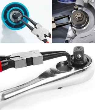 ЩИПЦЫ ДЛЯ УСТАНОВКИ КОЛЬЦЕВ НАБОР ЩИПЦОВ НАРУЖНЫЕ ВНУТРЕННИЕ ИЗОГНУТЫЕ