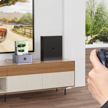 Unitek Y-3027GY01-EU Док-станция для жесткого диска USB3.0 2x SATA 2,5'/3,5'' USB-C 1