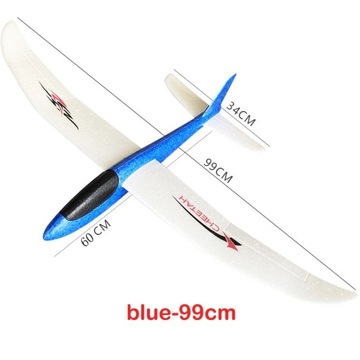 48/99CM duża piana szybowiec samolot ręczny, który spadł do