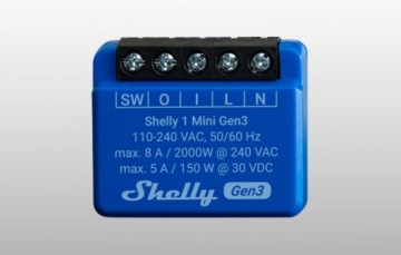 Контроллер Shelly 1 Mini Gen3
