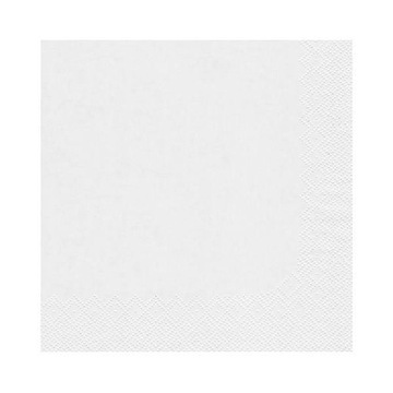Serwetki AHA składane 1/4 3W 33x33cm 20 szt. białe