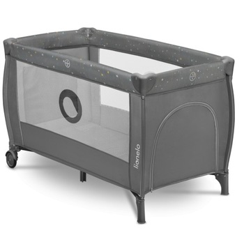 Łóżeczko turystyczne Lionelo Stefi Plus Grey Multi