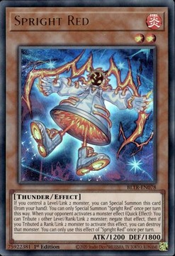 Yu-Gi-Oh! TCG: Spright Red (BLTR)