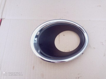 RAMKA HALOGENU,OBRYSÓWKA CHROM, KRATKA NISSAN QASHQAI J11, ROGUE