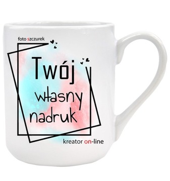 FOTO KUBEK Z TWOIM WŁASNYM NADRUKIEM ZDJĘCIEM LOGO NA PREZENT